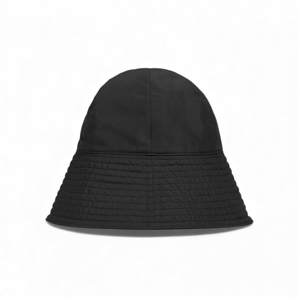 NWT Gucci Brella Cloche Size M 57cm Nylon Bucket Hat Black Gold GG Marmont $599 - Picture 3 of 15